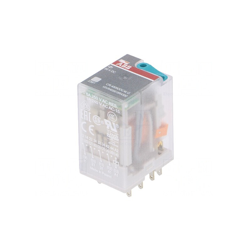 Releu Electromagnetic 4PDT 12VDC 6A | Electronic-mag.ro | Componente Electronice
