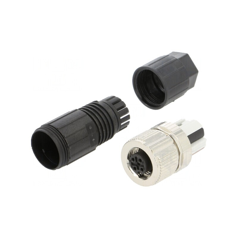 Mufă M12 4 PIN Mamă DeviceNet CANopen Cablu Drept | Electronic-mag.ro | Componente Electronice