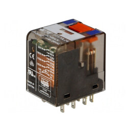Releu electromagnetic 4PDT 24VDC 6A | Electronic-mag.ro | Componente Electronice