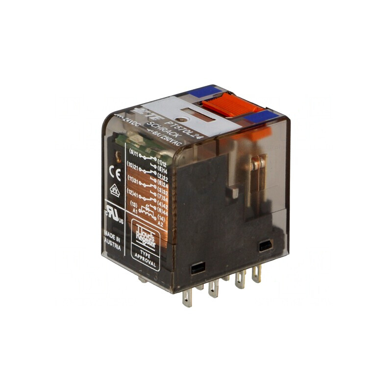 Releu electromagnetic 4PDT 24VDC 6A | Electronic-mag.ro | Componente Electronice Releu electromagnetic 4PDT 24VDC 6A | Electronic-mag.ro | Componente Electronice