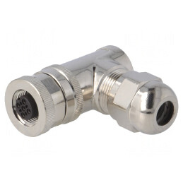 Mufă M12 4 PIN mamă pe cablu IP67 | Electronic-mag.ro | Componente Electronice