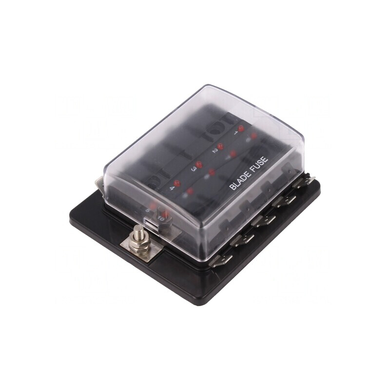 Cutii de siguranțe 19mm 30A cu înșurubare și conectori 6,3mm | Electronic-mag.ro | Componente Electronice