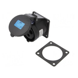 Conector: alimentare AC trifazate soclu mamă 32A 230VAC IP54 | Electronic-mag.ro | Componente Electronice