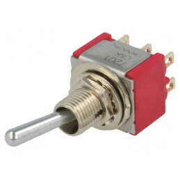 Comutator Basculant DPDT ON-ON 2A/250VAC 5A/28VDC IP40 | Electronic-mag.ro | Componente Electronice