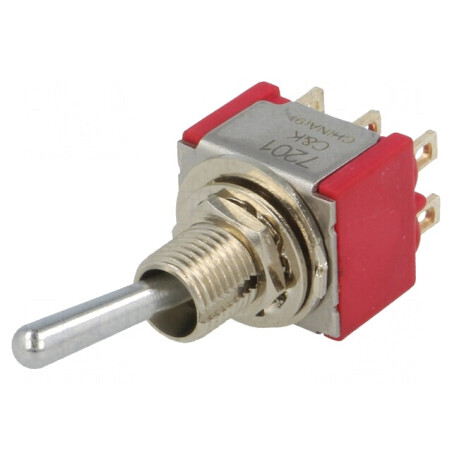 Comutator Basculant DPDT ON-ON 2A/250VAC 5A/28VDC IP40 | Electronic-mag.ro | Componente Electronice