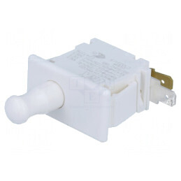 Comutator Ușă SPDT 10A 250VAC Alb Panou | Electronic-mag.ro | Componente Electronice