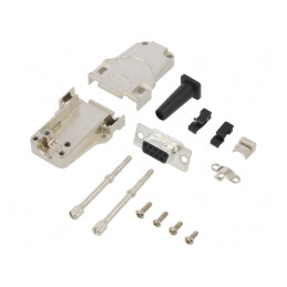 Conector D-Sub 9-Pin Mamă pentru Cablu | Electronic-mag.ro | Componente Electronice