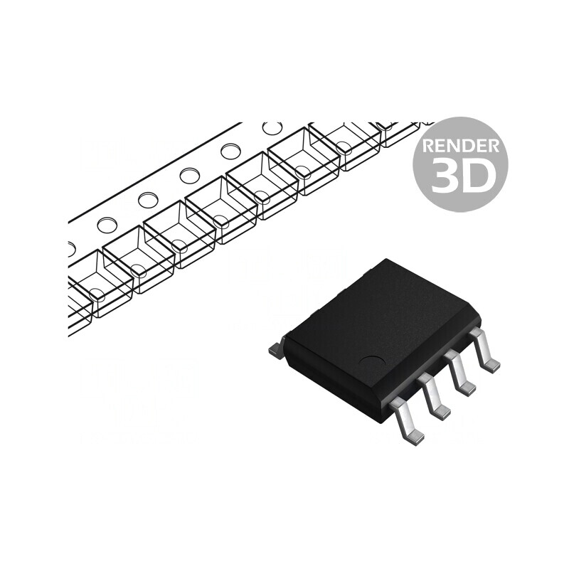 Amplificator Operațional 1,9MHz Dual SO8 AD822BRZ