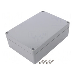 Carcasă universală ABS gri închis 121x171x55 mm | Electronic-mag.ro | Componente Electronice