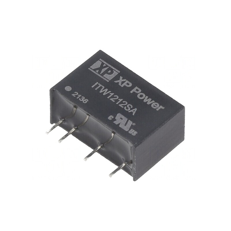 Convertor DC/DC 1W 9-18V la 12V 83mA SIP THT | Electronic-mag.ro | Componente Electronice