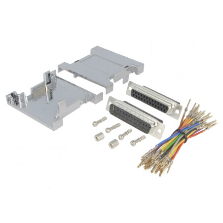 Adaptor D-Sub 25pin Tată-Mamă | Electronic-mag.ro | Componente Electronice