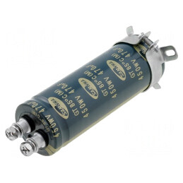 Condensator Electrolitic 470uF 450V DC 35x100mm | Electronic-mag.ro | Componente Electronice