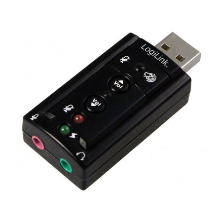 Card Audio Stereo 7.1 USB 2.0 pentru PC | Electronic-mag.ro | Componente Electronice