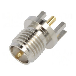 Soclu RP-SMA Reverse PCB 50Ω PTFE | Electronic-mag.ro | Componente Electronice