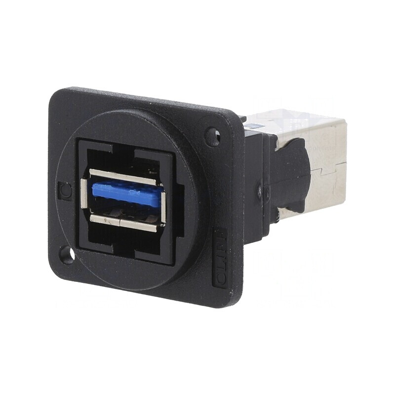 Adaptor USB A la USB B, USB 3.0, 19x24mm, Plastic | Electronic-mag.ro | Componente Electronice