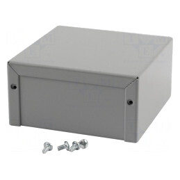 Carcasă Universală Aluminiu Gri 102x102x51mm | Electronic-mag.ro | Componente Electronice