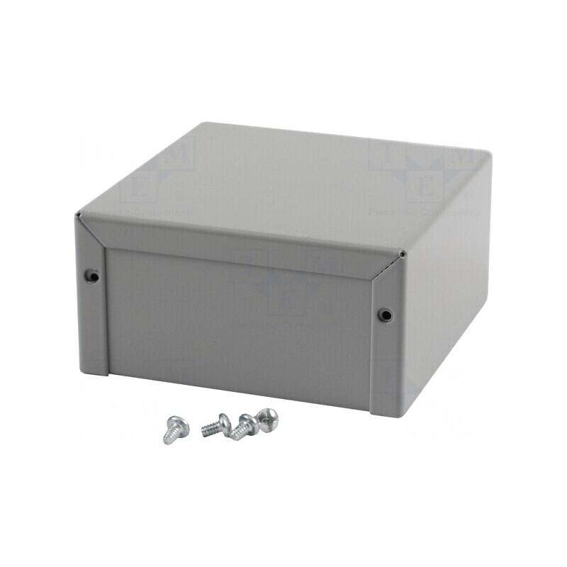 Carcasă Universală Aluminiu Gri 102x102x51mm | Electronic-mag.ro | Componente Electronice