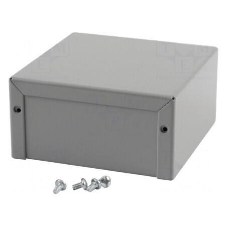 Carcasă Universală Aluminiu Gri 102x102x51mm | Electronic-mag.ro | Componente Electronice