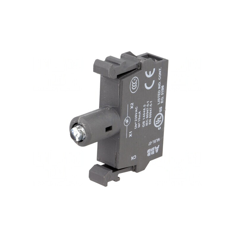 LED Frontală 230VAC 22mm Albastru | Electronic-mag.ro | Componente Electronice