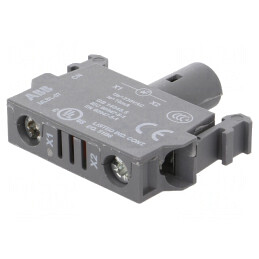 LED frontală albă 230VAC 22mm | Electronic-mag.ro | Componente Electronice