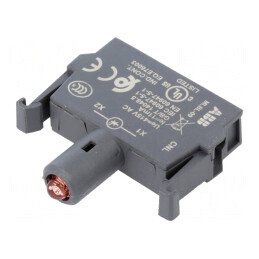 LED Frontală 22mm Roșie 415VAC | Electronic-mag.ro | Componente Electronice