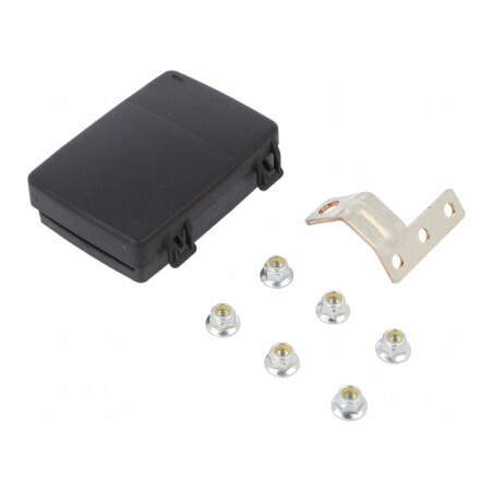 Carcasa Înșurubare Neagră Kit | Electronic-mag.ro | Componente Electronice