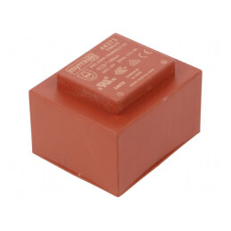 Transformator încapsulat 30VA 230V 6V 5A PCB | Electronic-mag.ro | Componente Electronice