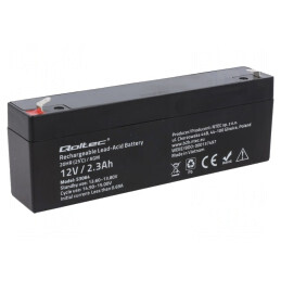 Baterie Plumb-Acid 12V 2.3Ah AGM Fără Întreținere | Electronic-mag.ro | Componente Electronice