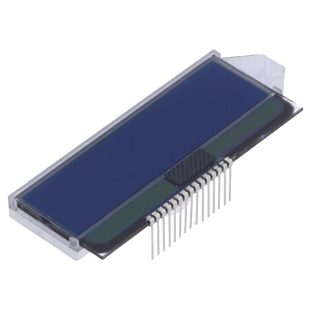 Afișaj LCD Alfanumeric 16x2 76x28.7mm LED | Electronic-mag.ro | Componente Electronice