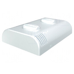 Carcasă Montare pe Perete ABS Albă 80x120x25 mm | Electronic-mag.ro | Componente Electronice
