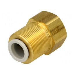 Racord Push-In Filetat Alamă Rc 3/8 1-10 bar | Electronic-mag.ro | Componente Electronice