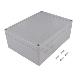 Carcasă universală ABS gri închis 150x200x75 mm | Electronic-mag.ro | Componente Electronice