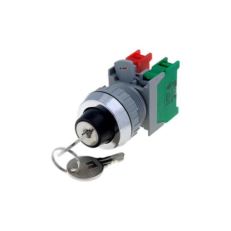 Comutator Rotativ Ø30mm 2NC NO IP65 | Electronic-mag.ro | Componente Electronice
