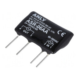 Releu Semiconductor 1-Fazat 6A 24-280VAC | Electronic-mag.ro | Componente Electronice
