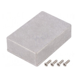 Carcasă universală aluminiu 55x80x25mm naturală | Electronic-mag.ro | Componente Electronice
