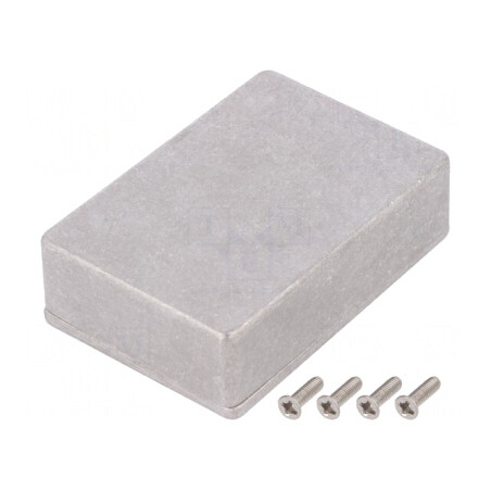 Carcasă universală aluminiu 55x80x25mm naturală | Electronic-mag.ro | Componente Electronice