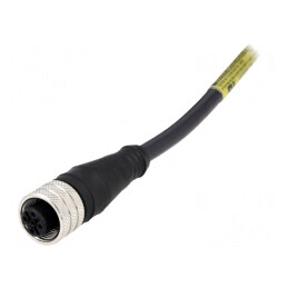 Mufă M12 4 pini mamă 2m IP67 250V | Electronic-mag.ro | Componente Electronice