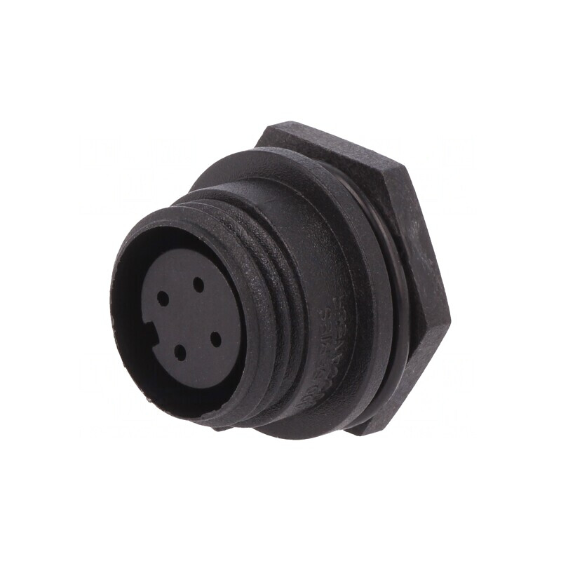 Conector Circular Soclu Mamă 4 PIN IP68 125V | Electronic-mag.ro | Componente Electronice