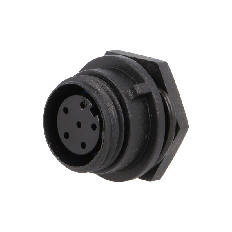 Conector Circular Mamă 6PIN IP68 125V | Electronic-mag.ro | Componente Electronice