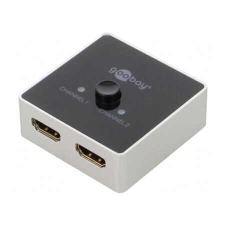 Switch HDMI 2.0 HDCP 2.2 Negru cu 2 Intrări HDMI | Electronic-mag.ro | Componente Electronice