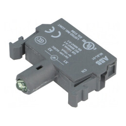 Element de Iluminare LED Verde 24VAC 22mm Frontală | Electronic-mag.ro | Componente Electronice