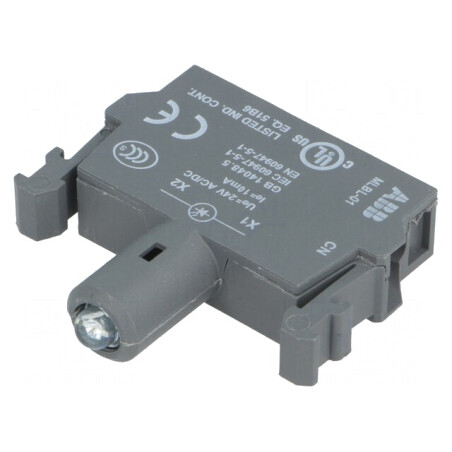 Iluminare LED Frontală 22mm 24VAC Albastru | Electronic-mag.ro | Componente Electronice