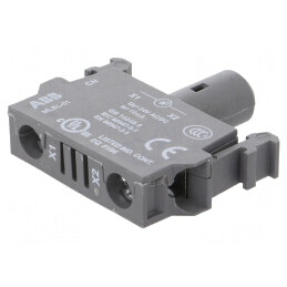 Lumină LED frontală 22mm 24VAC 24VDC Albă | Electronic-mag.ro | Componente Electronice