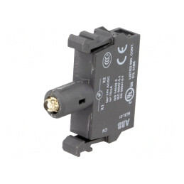 Iluminare LED Frontală 22mm 24VAC Galbenă | Electronic-mag.ro | Componente Electronice