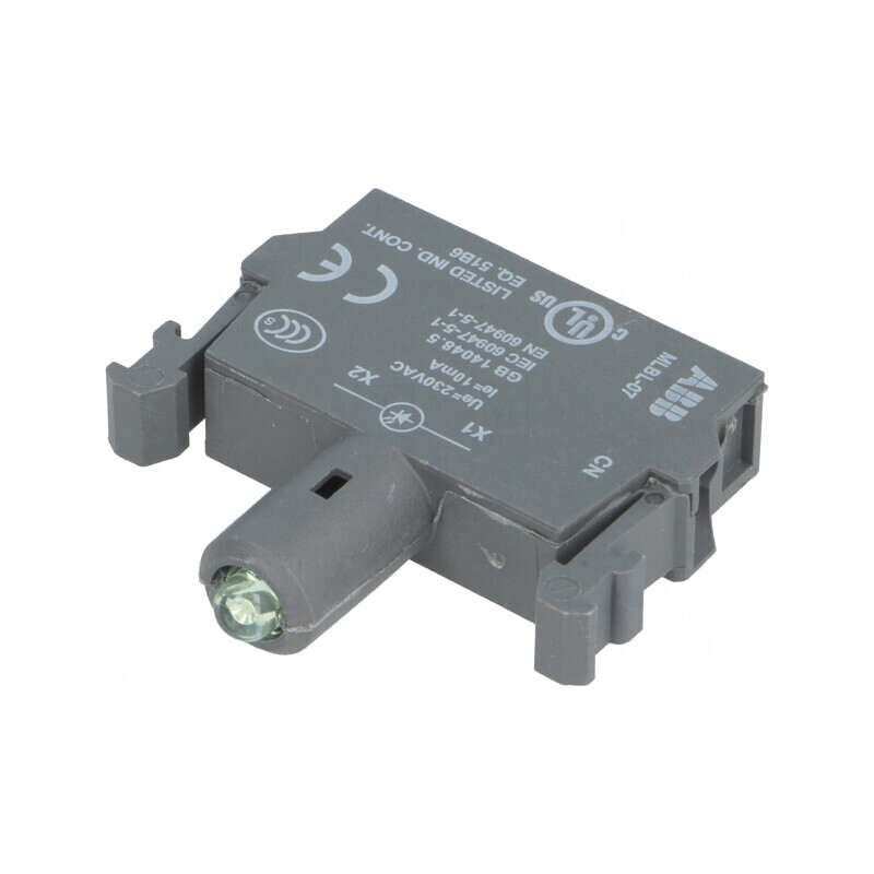 LED Frontal Verde 230VAC 22mm | Electronic-mag.ro | Componente Electronice