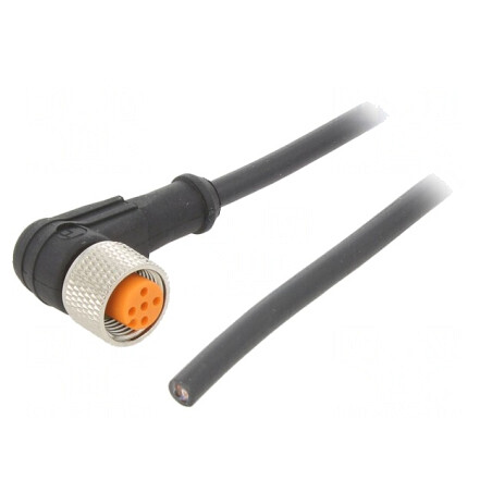 Cablu Conectare M12 4-Pin Unghi 2m IP67 | Electronic-mag.ro | Componente Electronice
