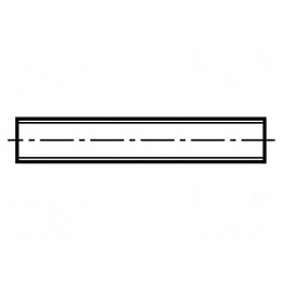 Tijă Filetată Aluminiu M8 DIN 975 | Electronic-mag.ro | Componente Electronice