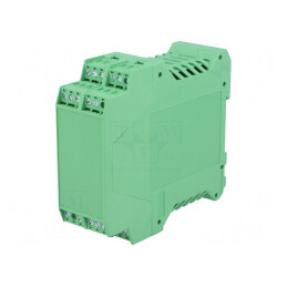 Carcasă Poliamidă Verde pentru Șină DIN cu 24 Borne | Electronic-mag.ro | Componente Electronice