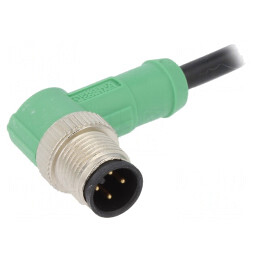 Cablu Conectare M12 PIN 4 Unghi 1.5m 250VAC 4A | Electronic-mag.ro | Componente Electronice