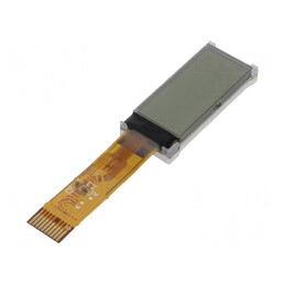 Afișaj LCD Grafic 128x48 FSTN 1,2" | Electronic-mag.ro | Componente Electronice